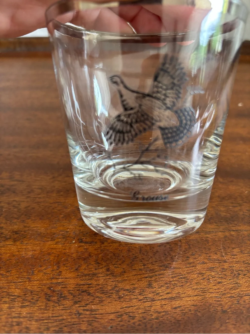 Vintage Federal Glass “Sportsman” Grouse and Pheasant Whiskey Barware Glasses